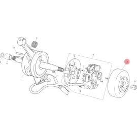 Rotor d'allumage 12 pôles Origine Sherco 50 après 2024