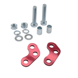 Kit réhausse / rabaissement Tun’R alu rouge Derbi Senda