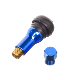 Valve droite aluminium Tun’R – Bleu (à l’unité)