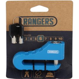 Antivol bloque disque bleu Ø9.8mm Rangers