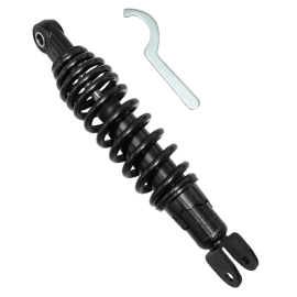 Amortisseur arrière réglable noir – MBK Nitro 50 / Yamaha Aerox 50 (1999–2016) – Entraxe 273 mm