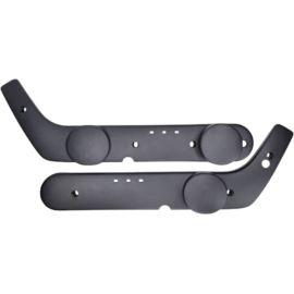 Paire de caches moteur noir adaptable Piaggio Ciao